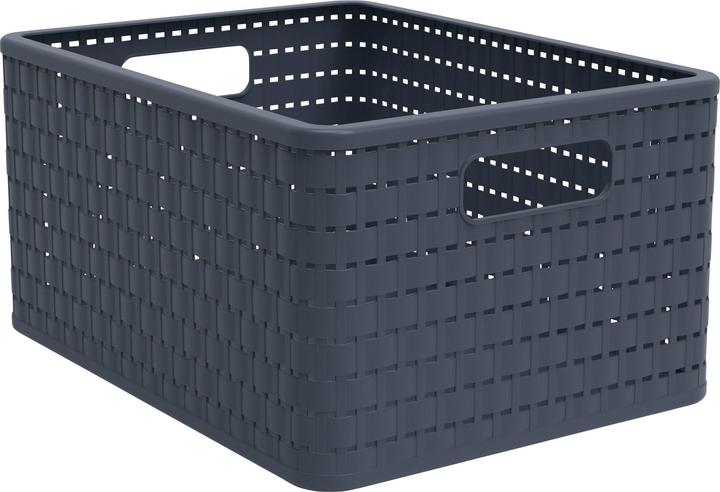 Rotho Basket Country, A4 111530621 18l, Iris dark blue (1 x)