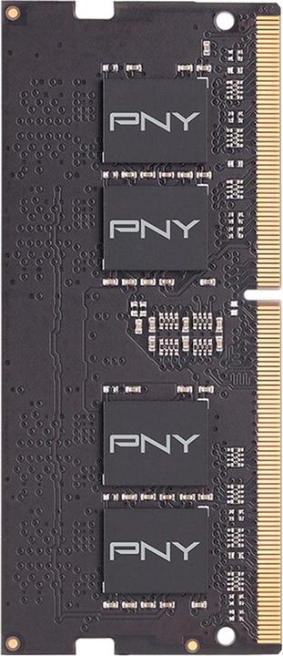 Actual product image PNY SO DDR4 PC 2666 CL19 non ECC (1 x 8GB, 2666 MHz, DDR4-RAM, SO-DIMM)