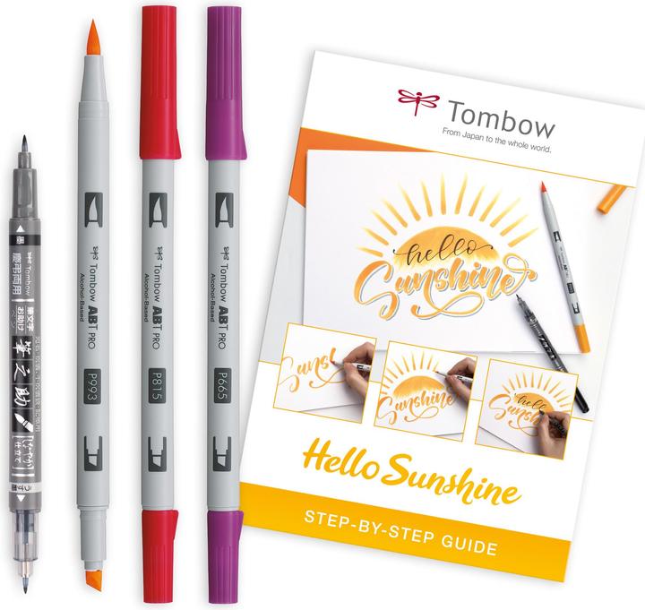 Immagine prodotto Tombow Abbot Pro Sunny Lettering Set (Multicolore, 3 x)
