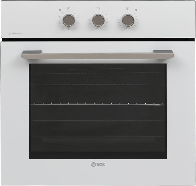 Vox Einbaubackofen SBM 6510W3D (A, 65 l, 9+3 prog., SteamBase, 3D Cook)