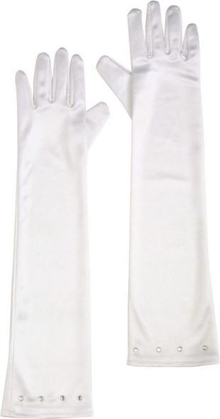 Image du produit Widmann Gants en satin extra long blanc (Taille unique)