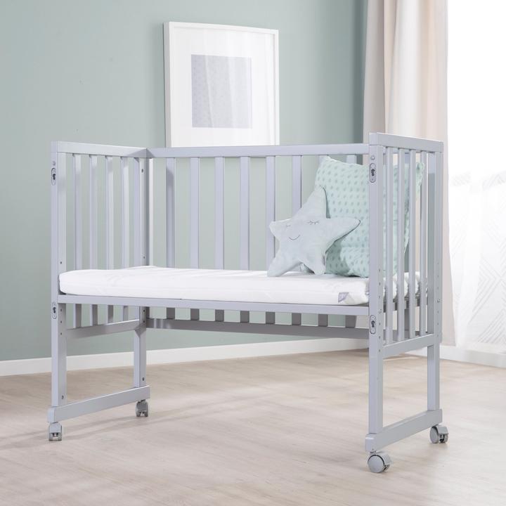 Produktbild Roba Stuben- & Beistellbett 3in1 mit Barriere + Matratze