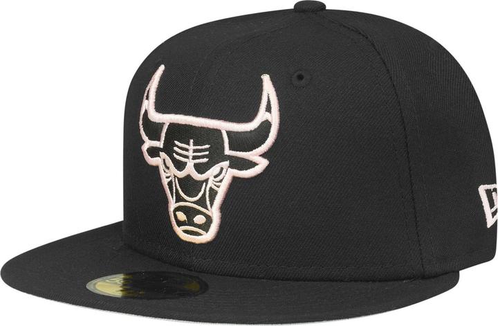 New Era 59Fifty Cap - Chicago Bulls schwarz / rosa - 6 7/8 (6 7/8)