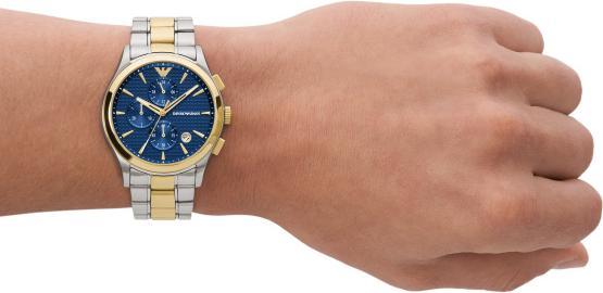 Actual product image Emporio Armani Paolo (Chronograph, Analogue wristwatch, 42 mm)