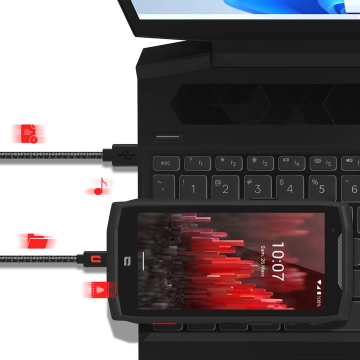 Image du produit Crosscall Câble de charge USB Quick Charge USB A - USB C 1.2 m (1.20 m, USB 2.0)