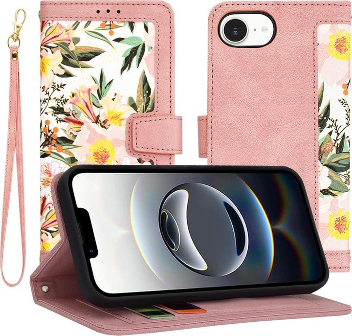 Produktbild Techsuit - FlipCraft - iPhone 16e - Sweetheart Pink (Apple iPhone 16e)