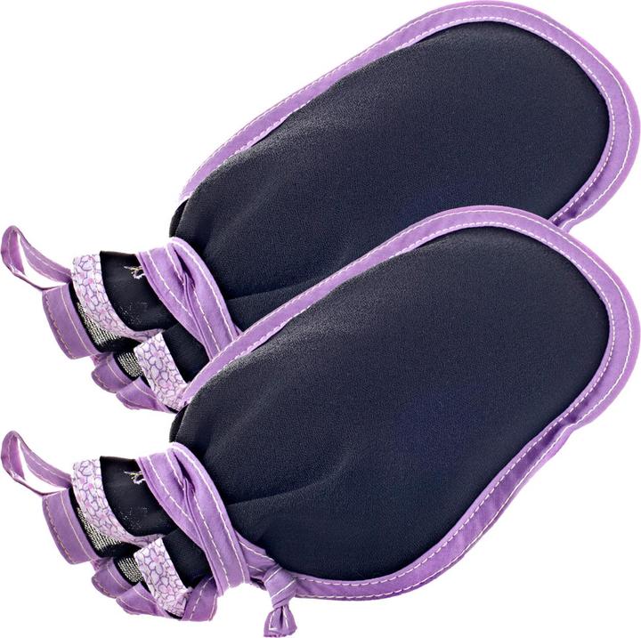 Image du produit Natura Punto Gant exfoliant pour le visage et le corps, noir, violet