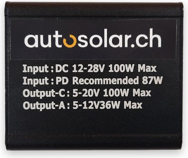 Immagine prodotto Autosolar Convertitore DC con 2 porte USB