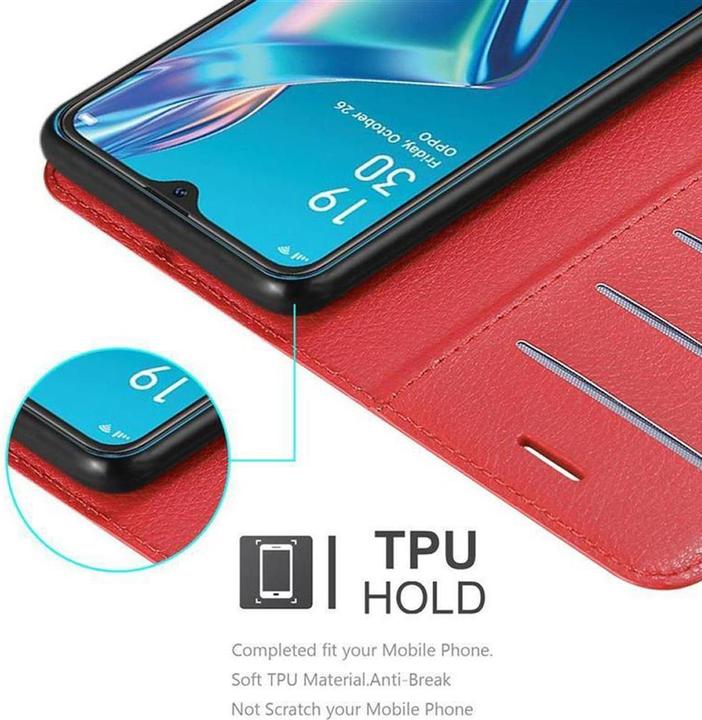 Actual product image Cadorabo Book with stand function cover (Oppo A12)