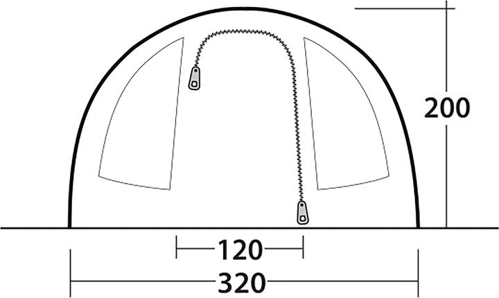 Produktbild Outwell Sky 5 (Tunnelzelt, 15.60 kg, 5 Personen)