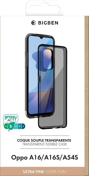 Produktbild Komsa Dėklas BIGBEN do OPPO OA16/S/54S TRANSPARENT (Oppo A16s, Samsung A54, Oppo A16)