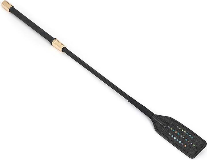 Actual product image Liebe Seele Leather whip with rhinestones
