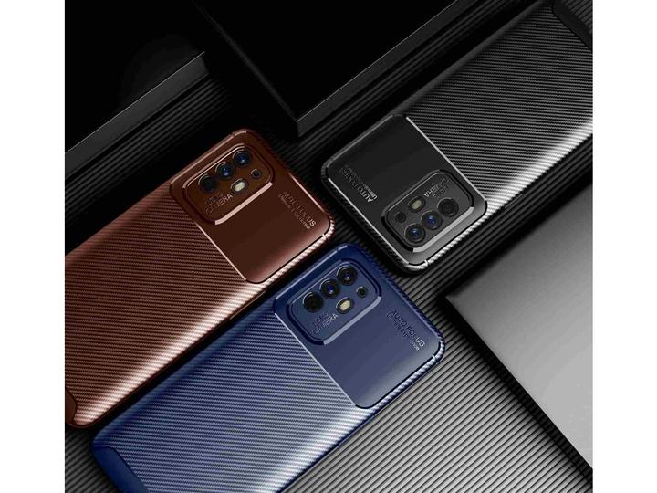 Actual product image Screenguard Oppo A94 5G Hull Carbon Design TPU Case (Oppo A94 5G)