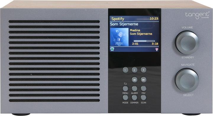 Actual product image Tangent Radio Tre Walnoot (DAB+, FM, Wi-Fi, Bluetooth)