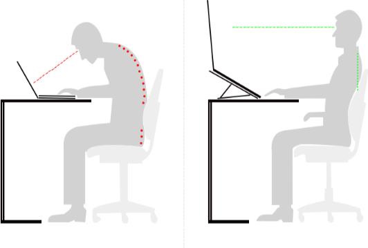 Immagine prodotto Hermex Supporto per notebook Supporto per laptop Supporto per tablet Supporto pieghevole