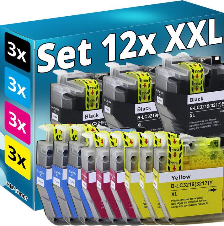 Image du produit Druckfuxx Set 12 XL Patronen kompatibel BROTHER MFC J5330DW J5335DW J5730DW J593