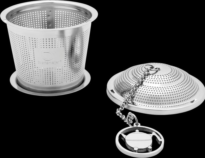 Actual product image Bredemeijer Tea infuser on chain with tray Stainless steel 191006