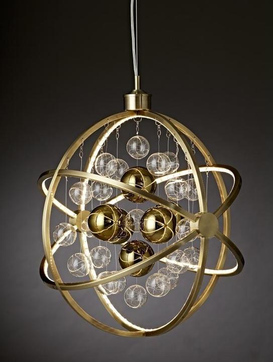 Produktbild Nielsen Light Loftlampe Galaxy 3000k Messing Antik Daempbar