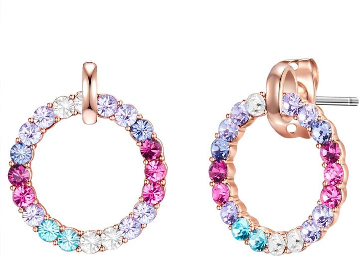 Lulu & Jane Kreis Messing verziert mit Kristallen von Swarovski® roségold - 33012 (Messing)