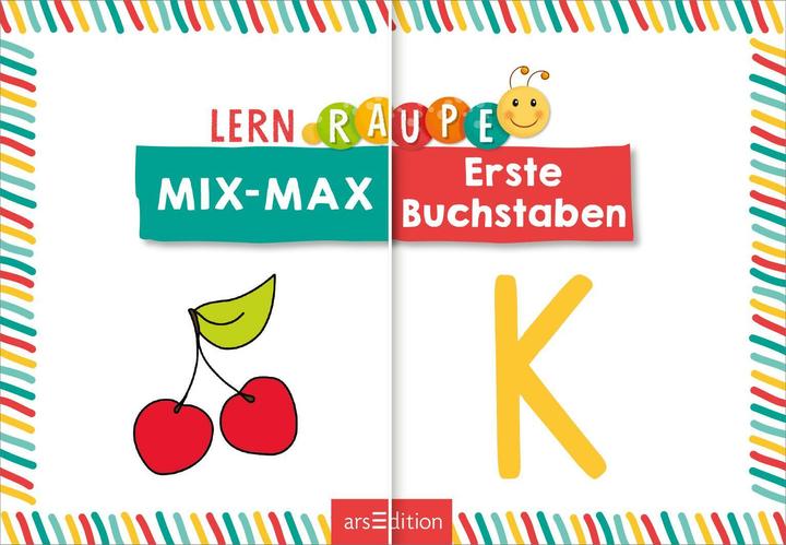 Energie-Label Lernraupe - Mix-Max Erste Buchstaben (Deutsch)