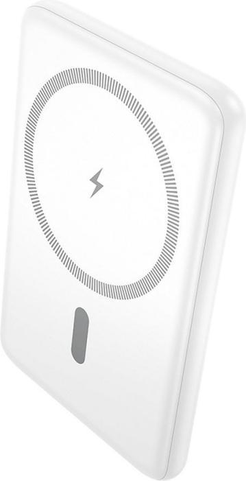 Produktbild Hoco J140A, 5000mAh, 20W, PD + QI, Weiss (5000 mAh, 20 W)