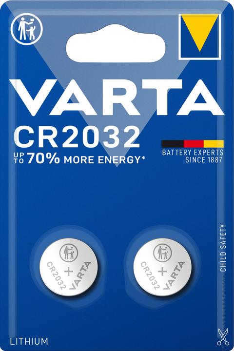 Immagine prodotto Varta Elettronica CR2032 (2 pz., CR2032, 230 mAh)