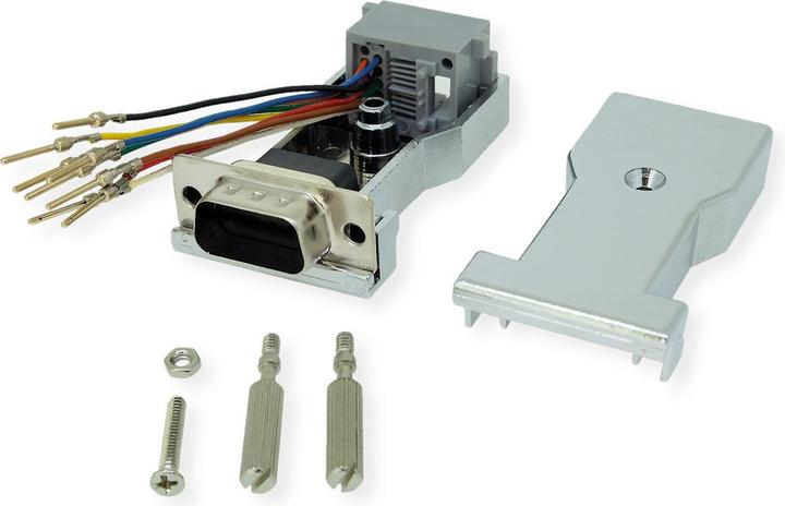 Actual product image Roline RS232 to RJ45 adapter (0.05 m)