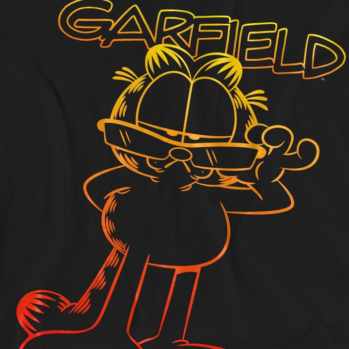 Actual product image Garfield Unisex Adult Hotshot T-Shirt (S)