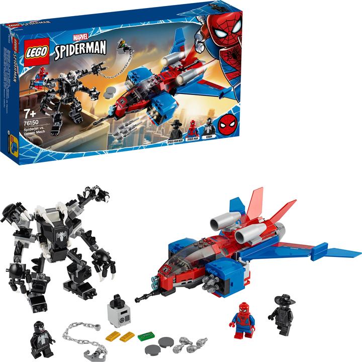 Immagine prodotto LEGO Spiderjet vs. Venom Mech (76150, LEGO Marvel)