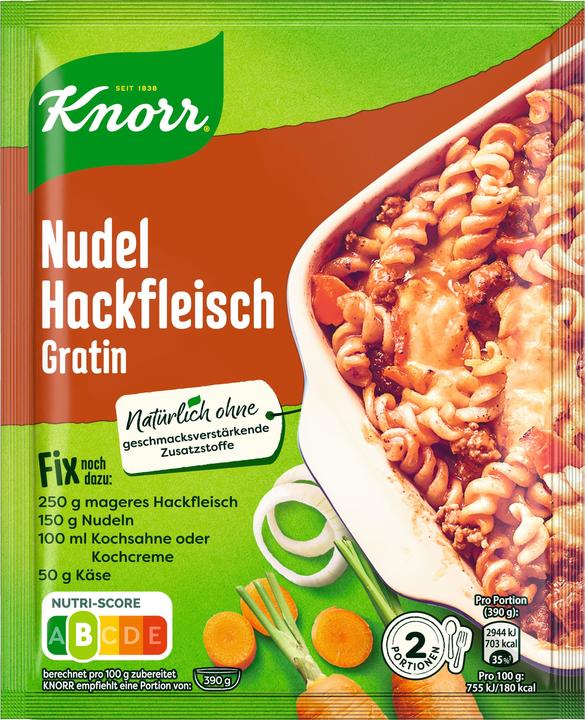 Knorr Fix Nudel-Hackfleischgratin (36 g)