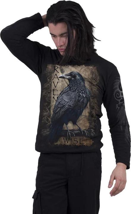 Immagine prodotto Spiral Raven Wise Maglietta Manica Lunga Adulto Unisex (L)