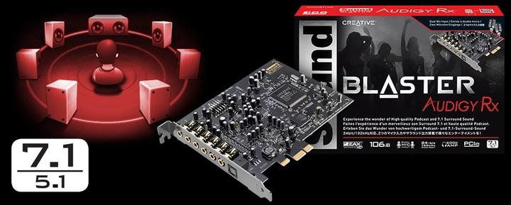 Produktbild Creative Sound Blaster Audigy Rx (PCI-E x1)