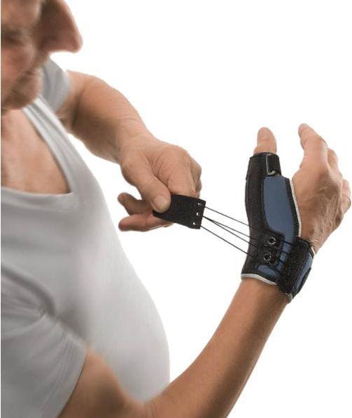 Actual product image Bort Medical Generation Daumenschiene S links blau (S)