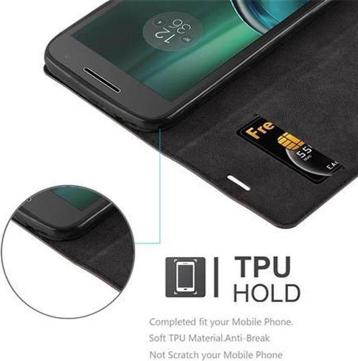 Productafbeelding Cadorabo Boek Onzichtbare Magneethoes (Motorola Moto G4 Play)