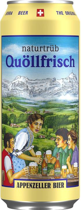 Image du produit Appenzeller Bier Quöllfrisch naturtrüb (6 x 50 cl)