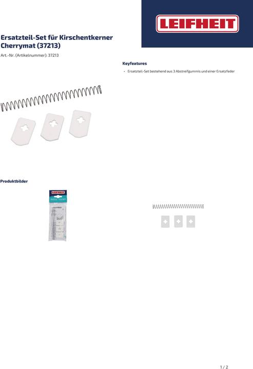 Produktbild Leifheit Ersatzteil-Set für Cherrymat 3