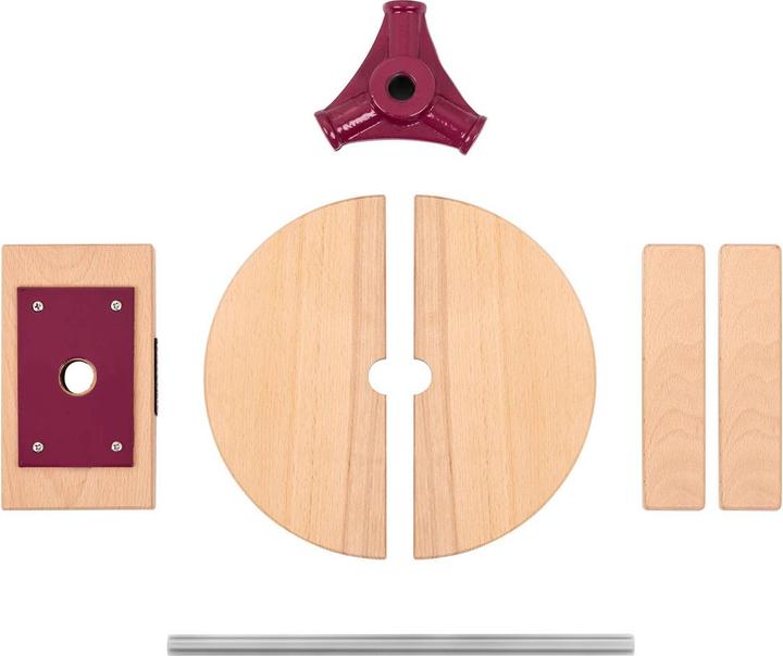 Produktbild Royal Catering Obstpresse Manuelle Saftpresse Weinpresse Fruchtpresse Holz 12 l inkl. Zubehör