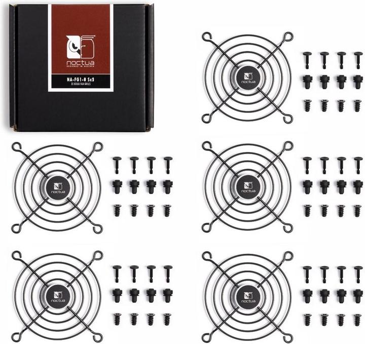 Image du produit Noctua NA-FG1-8 Grille de ventilation Sx5 80 mm - noir