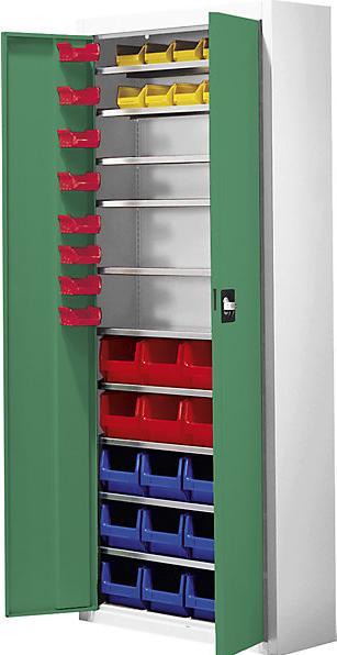 Actual product image Mauser Magazine cabinet with open fronted storage bins