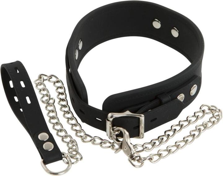 Actual product image Bad Kitty Silicone collar with leash