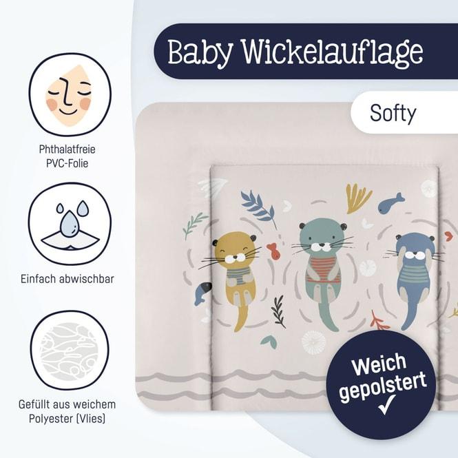 Actual product image Julius Zöllner Softy changing mat 65/75, Otti foil (85 x 75 cm)