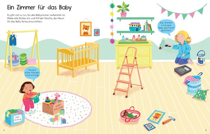 Actual product image My first sticker book: We're having a baby brother or sister!