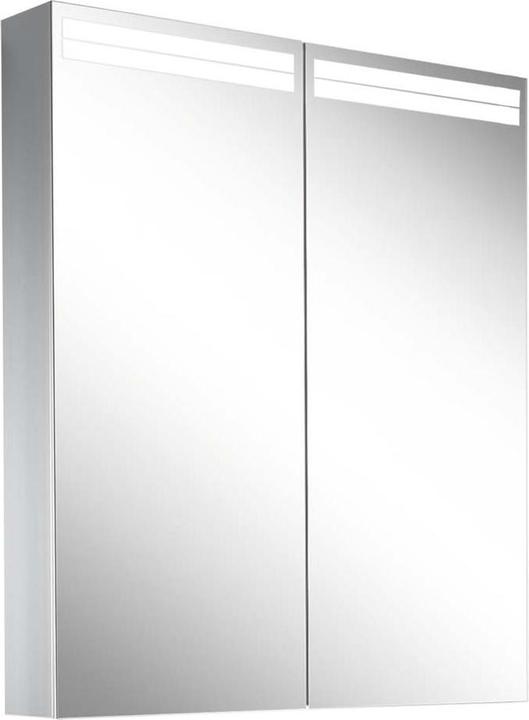 Produktbild Schneider ARANGALINE LED Lichtspiegelschrank, 2 Doppelspiegeltüren, 60x70x12cm, 160.460.02.41