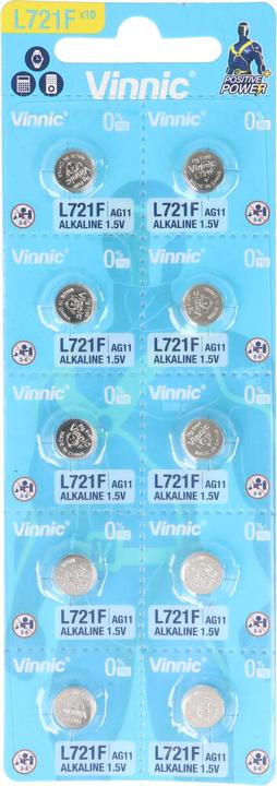 Vinnic 10 piece AG11 (1 pcs., 22 mAh)