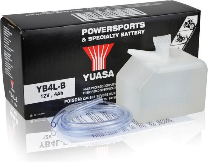 Produktbild Yuasa YB4L-B Rollerbatterie (12 V, 4.20 Ah, 45 A)