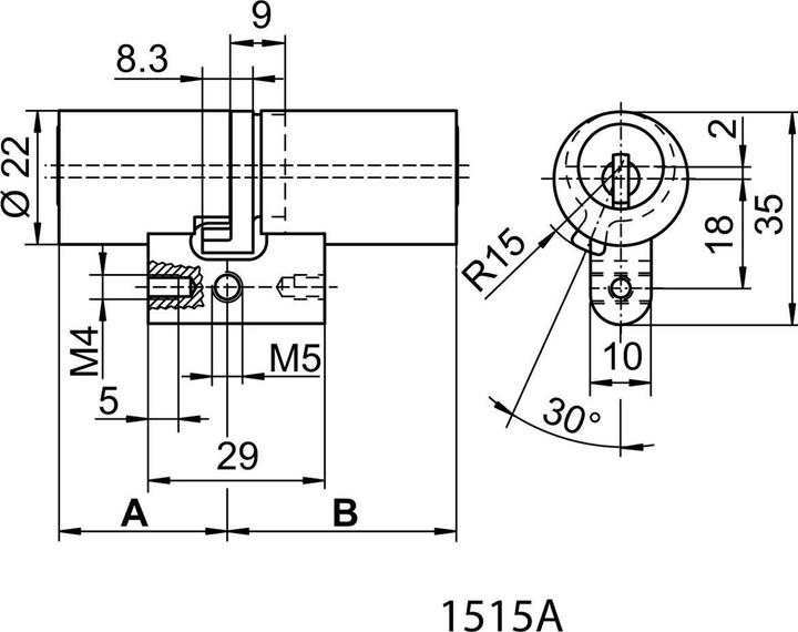 Image du produit Kaba Cylindre double (Cylindre profilé)