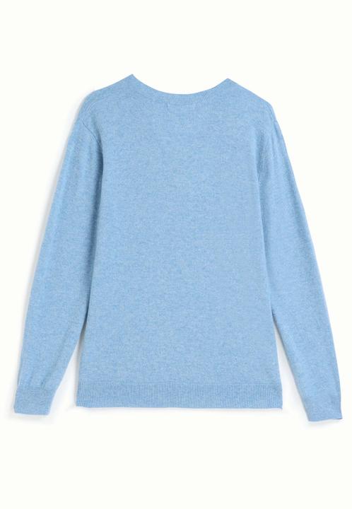Immagine prodotto Bellemere Pullover Solid V-Neck Merino Sweater (XL)