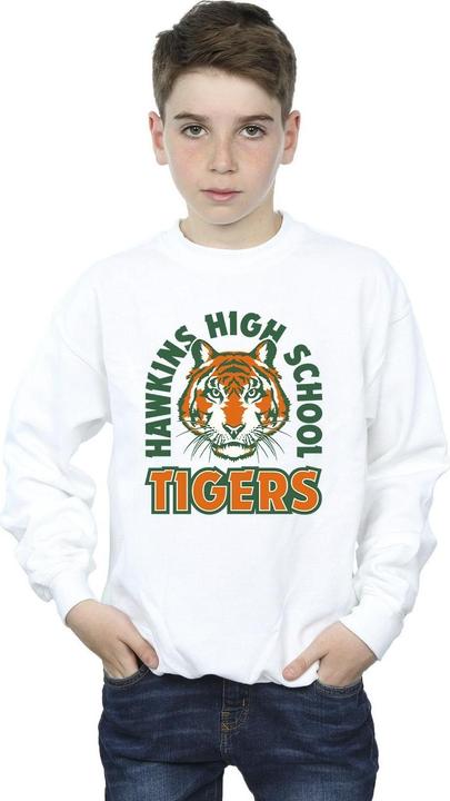 Produktbild Netflix Stranger Things Hawkins Arch Tiger Sweatshirt Jungen (152, 158)