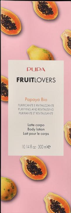 Immagine prodotto Pupa Milano Fruit Lovers - Latte Corpo 002 - Papaya 300 ml (Latte corpo, 300 ml)