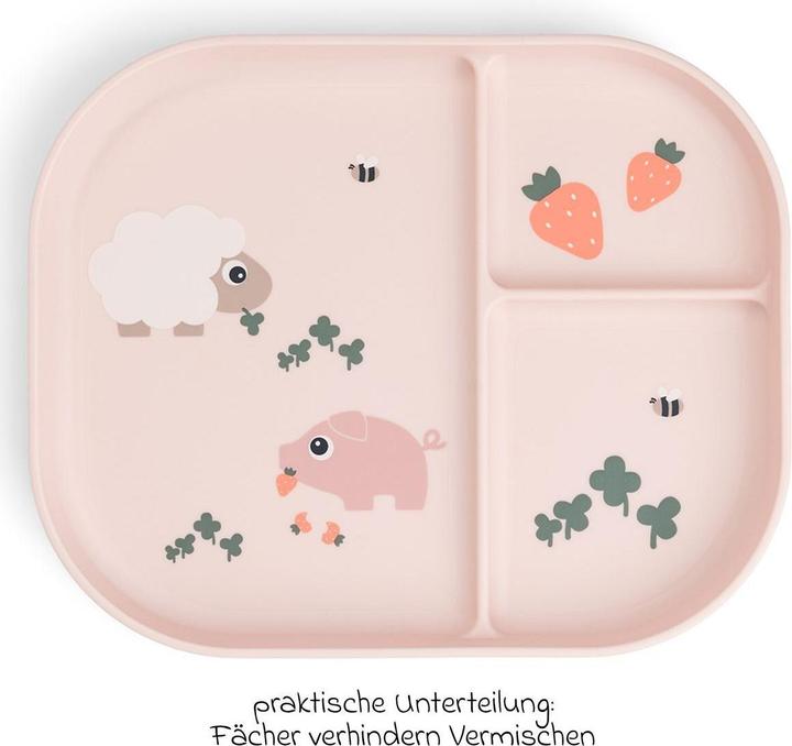 Produktbild Done by Deer Kinderteller & Breischalen Esslern-Teller mit Unterteilung Foodie -